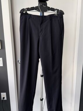 Nina Ricci Men's Black Dress Trousers